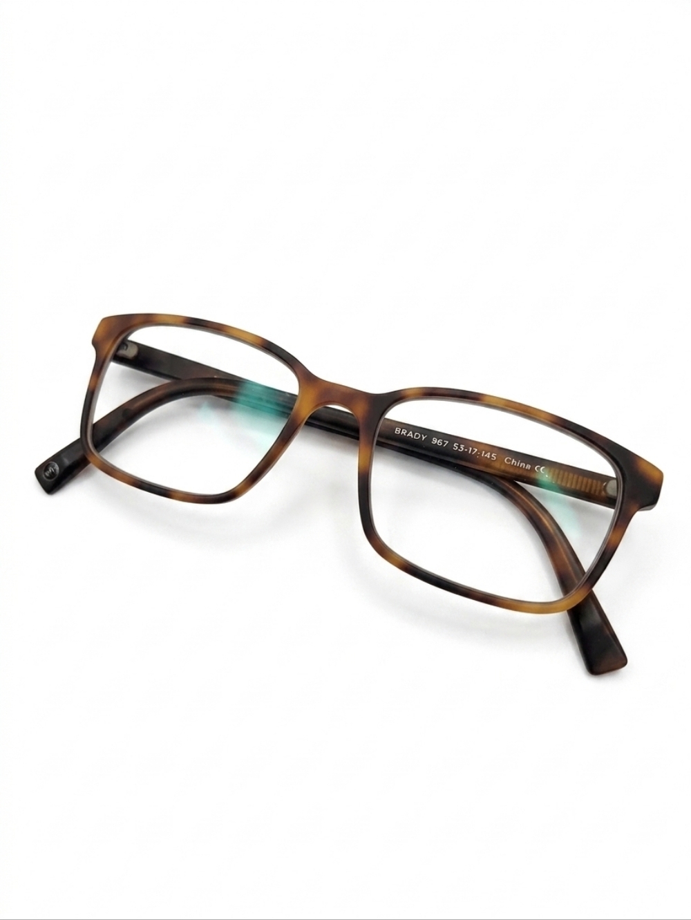 Warby Parker Brady eyeglasses in a Matte Tortoise FRAMES ONLY